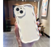 Wavy Phone Case For Xiaomi Redmi Note 12S 11 10 9 8 12 Pro Case Mi 13T Pro Poco X5 X3 Pro C55 Redmi 10 12C 10C Solid Color Cover
