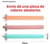 1PC Random Colors Parrot Perch Parrot Cage Accessories Bird Perch Stand Toy Colored Quartz Sand Sharpen Paw Toy Fit For Birds