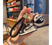 New Creative Basketball Shoes Keychain Exquisite Pendant Couple Backpack Car Keychain Pendant Gift
