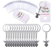 30Pcs Angel Keychain Angel Pendant Wedding Birthday Party Baby Shower Baptism Communion Ceremony