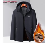 Luxury Fleece Inner Hooded Winter Jacket for Men Thermal Warm Hooded Parka Men's Winter Jacket Hiking Camping Men's Winter Coats