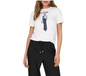 Only ONLEMMA LIFE REG S/S LADY TOP BOX JRS Bright White