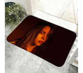1pc B-Billie E-Eilish Floor Mat Floor Mat Anti-Slip Kitchen Bedroom Handmade Tufted Rug Carpet Living Room Entrance Rug
