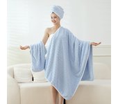 Super Soft and absorbs water and dries quickly,  It is softer than pure cotton and the towel、bath towel and hair dryer