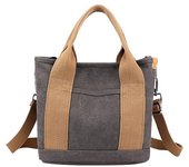 Bolso de hombre de las mujeres Bolso DE LA CAPACIDAD DE LA Lona Bolso de mano casual Clase DE TRABAJO Cartera original Bolso Femenino
