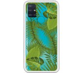 Funda compatible con Samsung Galaxy M51 - Hojas Verdes CL