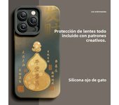 Deluxe Case For iphone16 15 14 13 12 11 Pro Max Silicone Advanced Cell Phone Protective Cover Snake Year Gourd