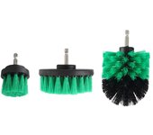 4Pc Electric Drill Brush Kit Cleaning Brush Toilet Cleaning Tools Floor Nylon Scrubber Brush For Carpet Glass Car Tires Bathroom