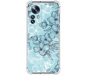 Funda Silicona Antigolpes para Xiaomi 12 Pro 5G diseño Flores 03 Dibujos