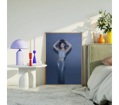 Pop Singer Ariana Grande Vintage Posters Sticky Retro Kraft Paper Sticker DIY Room Bar Cafe Kawaii Room Decor