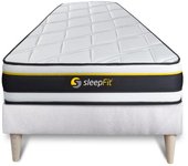 Pack colchón SOFT 90x190cm + Somier multiláminas, espuma de alta densidad con células micro-air, 3 zonas de confort