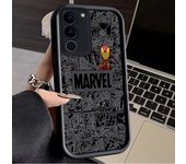 Marvel Iron Man Spiderman For Samsung Galaxy S24 S23 S22 S21 S20 Ultra Plus S10 Lite 5G Eye Ladder phone case