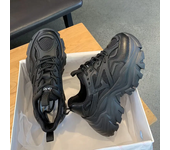 New Summer Black Women New Fashion Platform Sport designer Shoes Women Casual Chunky Sneakers Women Mesh Leather Platform Shoes