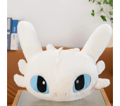 Light Fury Dragon Plush Pillow Toothless Figma Pillow Cartoon Action Dolls Bionicle Night Furia Sofa Cushion Home Decoration