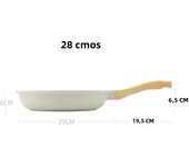 30cm Durable Frying Pan Wok Pan Non-stick Ceramic Pot Induction Gas Stove Universal Cookware Steak Cooking Saucepan Nonstick Pan