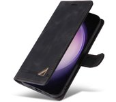 Skin Feel Wallet Case for Samsung Galaxy S24 S23 Ultra S22 S21 Plus S20 S21FE S20FE S23FE Card Holder Cover