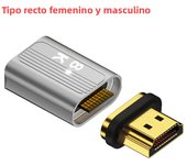 HDMI-Compatible Magnetic Connector Male To Female 8K HDMI-Compatible 2.1 Magnetic Adapter 8K/60Hz 4K/120Hz for Xiaomi TV Box PS5