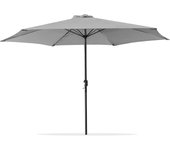 Acomoda Textil – Sombrilla de Jardín con Forro Anti UV. Parasol de Aluminio con Manivela, Toldo Octogonal Ø 3 M para Terrazas y Patios 244 x 300cm.