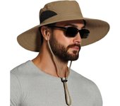 Sombrero Hombre Mujer Verano Ala Ancha Protección UV Gorro Pescador Bucket Hat para Safari, Senderismo, Playa, Ciclismo, Montañismo