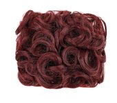 Short Messy Curly Hair Bun 6 Inch Easy Stretch Hair Combs Clip in Ponytail Extension Elegant High Quality Synthetic Hairpieces