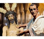 Pintura de diamantes Cofrades de la Semana Santa. En lienzos de 30x40cm disponibles varias imágenes diferentes. Disponible de varias ciudades y varias imágenes