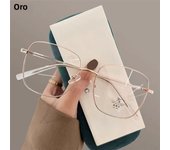 Big Frame Anti-UV Blue Rays Glasses Daily Vision Care Ultra-light Myopia Glasses Frame Metal Frame Eyeglasses Women Men