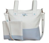 BOLSO PANERA BABYLINE 100% POLIPIEL + CAMBIADOR DE VIAJE DE LA COLECCIÓN STYLE.