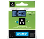 Cinta rotuladora d1 9mmx7m negro/azul dymo s0720710