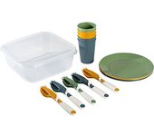 LILI HOME SET PICNIC GOURMET – 4 SERVICIOS | 25 PZAS. | 4 L ideal para disfrutar al aire libre con familia y amigos. Con materiales resistentes y reutilizables. Perfecto para camping, excursiones, playa o reuniones en el jardín.