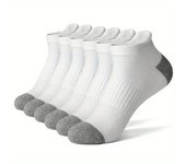 5pairs High-Quality Men's Short Hosiery: Large Fit, Netted Design, Summer Stocking