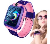 Reloj inteligente para Niños, SOS, GPS, Rastreador de Localización, Voz, Llamada, Chat, Cámara