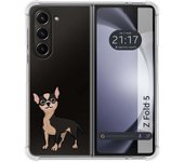 Funda Silicona Antigolpes para Samsung Galaxy Z Fold 5 5G diseño Perros 05 Dibujos