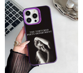 Epc T-TaylorS TTPD S-SwiftS Tortured Phone Case IMD Phone Case For IPhone 16 15 14 13 12 11 Pro Max Plus Color Silver Cover