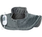 Proficare SNH3097 Manta térmica Cuello y Hombros Almohadilla Eléctrica de Calor 3 Ajustes de Temperatura, Lavable, 100W, Gris