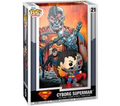 Figura Pop Comic Cover Dc Comics Cyborg Superman-Figura de Vinilo Coleccionable - Idea de Regalo- Mercancia Oficial - Juguetes para Niños y Adultos - Movies Fans - Muñeco para Coleccionistas y Exposición