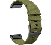 Military durable nylon strap suitable for Garmin Fenix7X Pro/5X/6 nylon weaving, suitable for Fenix5/6/7/Instinct replacement