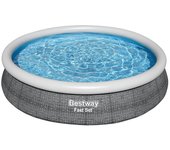 Piscina Hinchable Bestway 366 x 76 cm Gris 5377 L