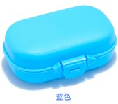 Portable medicine box, jewelry storage, colorful plastic box, PC button box, folding presbyopia folding box, glasses box storage