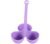 Egg Steaming Rack With Five Holes Silicone Egg Cooker for Supplementary Food Egg Steaming Tray Kitchen Creative Egg Cooking Tray