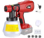 Pulverizador de pintura inalámbrico para batería Milwaukee de 20 V, herramienta eléctrica inalámbrica HVLP, pistola pulverizadora de pintura
