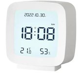 Monitor electrónico Digital de temperatura de humedad para el hogar, pantalla de oficina, decoración de dormitorio, despertador, fecha y hora