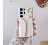 Wrist Strap Crossboby Phone Case for Samsung Galaxy S25 S24 S22Ultra Plus S23FE A15 A25 A35 A55 A24 A34 A54 A14 With Card Holder