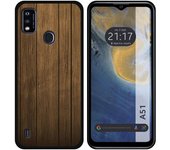 Funda Silicona para ZTE Blade A51 diseño Madera Dibujos