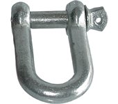 Orework Grillete Recto Galvanizado 14mm - Ideal para Sujeción y Amarres