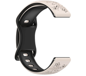 18mm 20mm 22mm Silicone Engraved Band for Huawei GT5 GT4 41mm 46mm Women Band for Samsung Galaxy 7 6 5 40mm 44mm Strap Bracelet