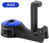 2 In 1 Car Hook Hidden Multifunctional Rear Headrest Hook Car Rear Phone Holder Lock Type Mobile Phone Holder