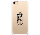 Funda original compatible con iPhone 7 - Granada Escudo Negro Transparente SS18-19 - TPU TRANSPARENTE