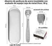 Completely upgraded Foot Razor Hard Skin Old Calluses Exfoliate Remover Separation Design Pedicure Razor Tool Foot Care blade