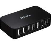 D-Link Hub DUB-H7 USB 2.0 / 7 Puertos Negro