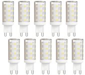 Bombilla G9 LED 3W Blanco Neutro 4000K, Bombilla LED G9 Ángulo Haz de 360º Sin Rincones Oscuros, Sin Estroboscópico, No Regulable(10 Unidad)